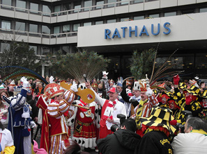 Könige Sieglar: Rathauserstürmung Troisdorf 2011