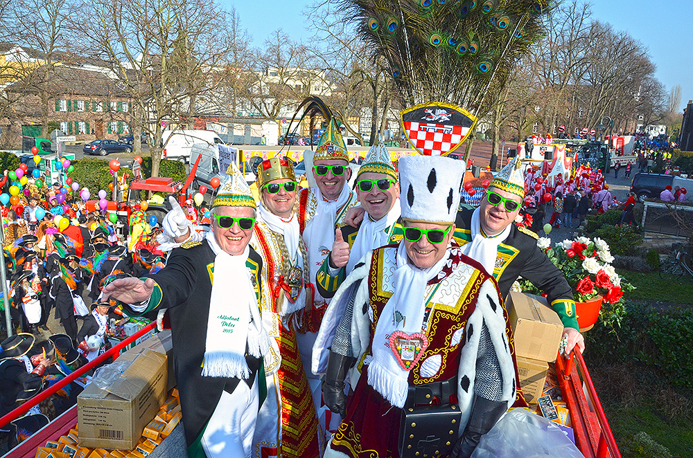 Könige Sieglar: Rosenmontag 2015, Foto: Carsten Seim